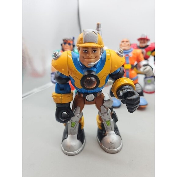 LOT‎ OF 19 FISHER PRICE MATTEL RESCUE HEROES ACTION FIGURES 1998 1999 2001 - Picture 2 of 16